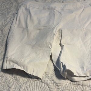 Counterparts White Bermuda Shorts Relaxed Fit